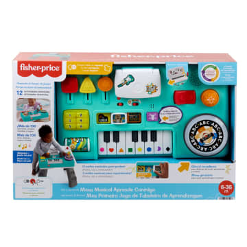 Fisher-Price Ríe y Aprende Juguete para Bebés Mesa Musical Aprende Conmigo