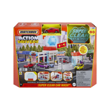 Matchbox Conjunto de Brinquedo Ação de Lavagem de Carro