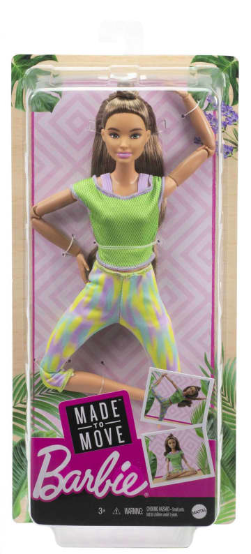 Barbie Fashion & Beauty Boneca Made to Move Ioga com Conjunto Verde