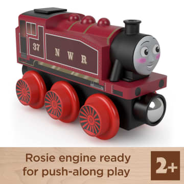 Fisher-Price Thomas & Friends Wooden Railway Rosie Engine - Image 2 of 6