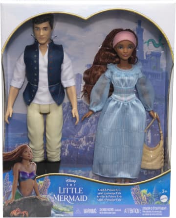 Disney La Sirenita Muñeca 2 Pack Ariel y Eric - Image 6 of 6