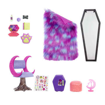 Monster High™ Toys, Clawdeen Wolf™ Bedroom Playset - Image 4 of 5