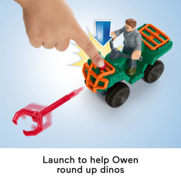 Imaginext Jurassic World Dinosaur Lab Playset With Owen Maisie & Dr. Grant Figures, 6 Play Pieces - Image 5 of 6