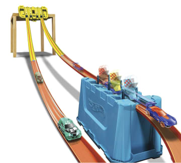 Hot Wheels Track Builder Pista de Juguete Caja de Velocidad Multijugador - Imagen 3 de 6