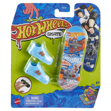 Hot Wheels Skate Vehículo de Juguete Patineta CHALLENGE ACCEPTED™ con Tenis