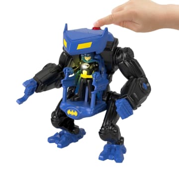 Imaginext DC Super Friends Vehículo de Juguete Robot de Batalla Batman