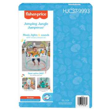 Fisher-Price Jumperoo de La Jungle, Centre D’Activités, Lumières+Sons - Image 6 of 6