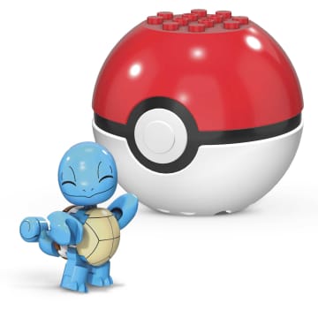 MEGA Pokémon Juguete de Construcción Pokébola Squirtle 25 Aniversario - Imagen 2 de 5