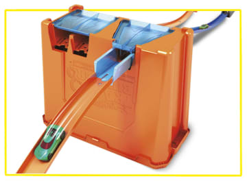 Hot Wheels Track Builder Pista de Juguete Caja de Acrobacias De Lujo