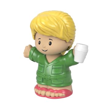 Fisher-Price Little People Figura de Brinquedo Mulher com Xícara de Café