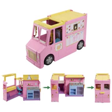 Barbie Camion à Limonade Coffret 25 Éléments de Jeu