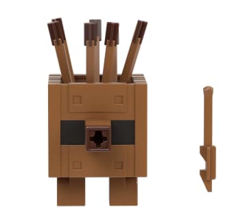 Minecraft Legends Figura de Acción Fidget Golem de Madera de 3.25"