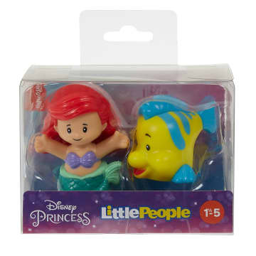Little People Disney Princesa Juguete para Bebés Figuras de Ariel y Flounder