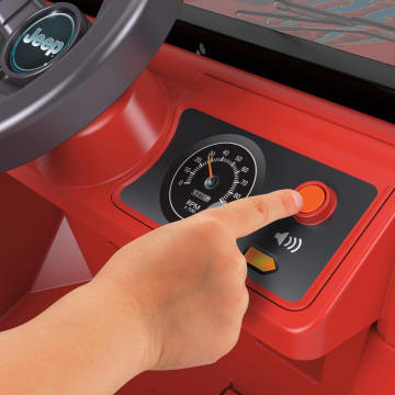 Fisher-Price Power Wheels Vehículo Montable Jeep® Wrangler 6V Rojo