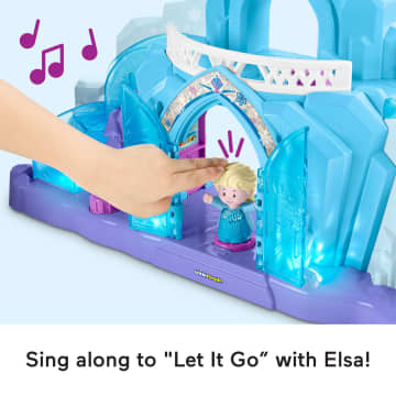 Disney Frozen Elsa's Ice Palace Little People Toddler Musical Playset With Elsa & Olaf Figures - Image 3 of 6