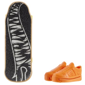 Hot Wheels Skate Veículo de Brinquedo Skateboard RAD & ROTTEN™ com Tênis