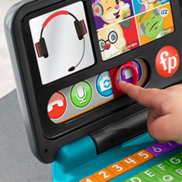 Fisher-Price Ríe y Aprende Juguete para Bebés Mi Primer Laptop De Aprendizaje
