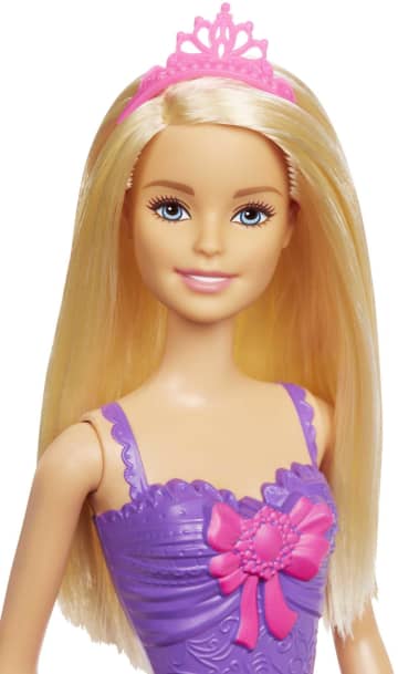 Barbie Fantasia Boneca Princesa Vestido Rosa - Imagem 2 de 5