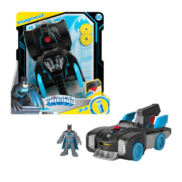 Imaginext DC Super Friends Veículo de Brinquedo Batmóvel Bat-Tech