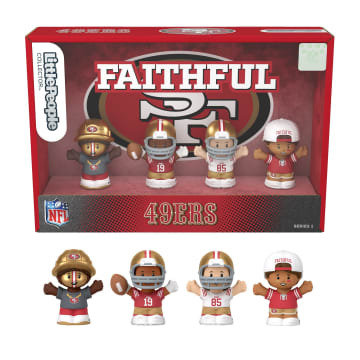 Little People Collector San Francisco 49Ers Special Edition Set For Adults & NFL Fans, 4 Figures