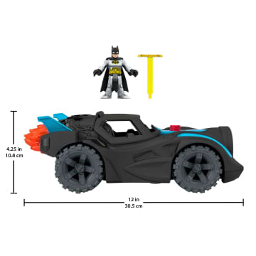 Fisher-Price Imaginext DC Super Friends Lights & Sounds Batmobile - Image 5 of 6