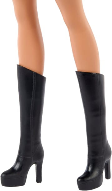 Barbie Mia Doll Inspired By Rebelde & RBD Wearing Removable School Uniform With Boots & Necktie
