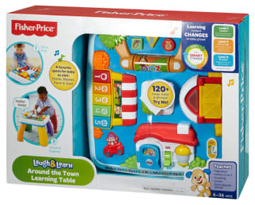 Fisher-Price Aprender e Brincar Brinquedo para Bebês Mesa Passeando Pela Cidade