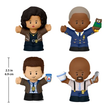 Little People Collector Brooklyn Nine-Nine Special Edition Figure Set, 4 Characters - Image 3 of 6