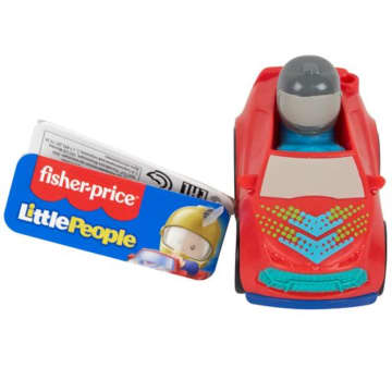 Little People Hot Wheels Juguete para Bebés Vehículo Wheelies Rojo Deportivo