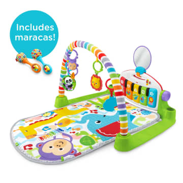 Fisher-Price Deluxe Kick & Play Piano Gym & Maracas - Image 3 of 6