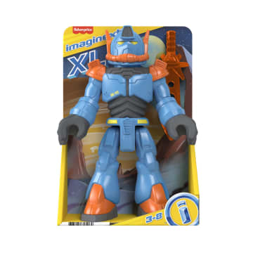 Imaginext Mundo Aventura Figura de Acción XL Robot Alpha