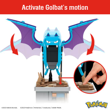 MEGA Pokémon Mini Motion Golbat Building Toy Kit (313 Pieces) For Collectors