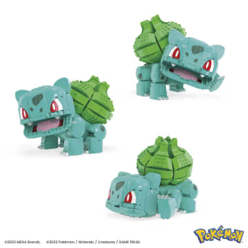 MEGA-Pokémon-Bulbizarre Géant, 1 Figurine Articulée (355 Pcs) - Imagen 2 de 4