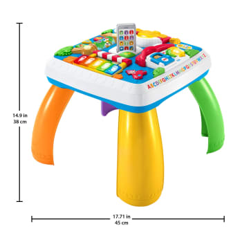 Fisher-Price Aprender e Brincar Brinquedo para Bebês Mesa Passeando Pela Cidade - Imagen 6 de 7