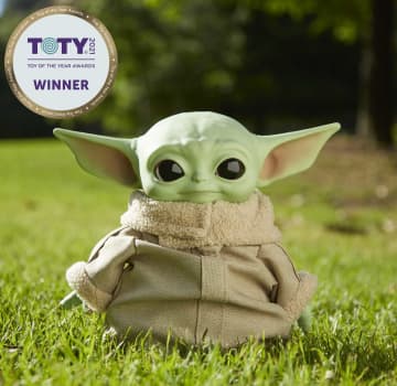 Star Wars Plush Toys, Grogu Soft Doll From the Mandalorian, 11-In Figure