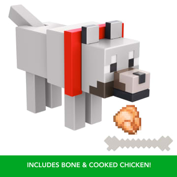 Minecraft Action Figures & Accessories Collection, 3.25-in Scale & Pixelated Design (Characters May Vary)