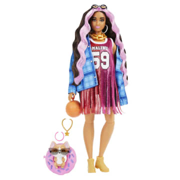 Barbie Extra Muñeca Jersey de Basquetbol