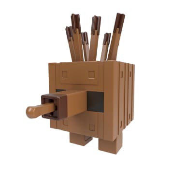 Minecraft Legends Figura de Acción Fidget Golem de Madera de 3.25