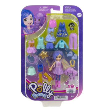 Polly Pocket Conjunto de Brinquedo Pacote de Modas Médio Shimmer & Shine