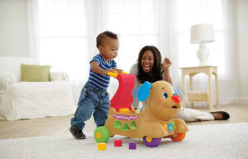 Fisher-Price Ríe y Aprende Andadera para Bebés Perrito Camina Conmigo