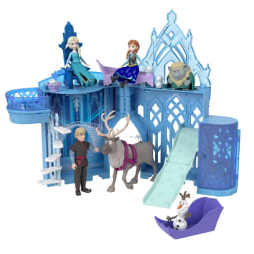 Disney Frozen Set de Juego Castillo de Hielo de Elsa Apilable