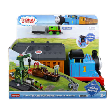 【激安大特価！】 Thomas Mattel | Playset Thomas Transforming 2-in-1 Friends & 小物
