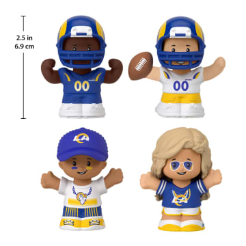 Little People Collector Los Angeles Rams Special Edition Set For Adults & NFL Fans, 4 Figures