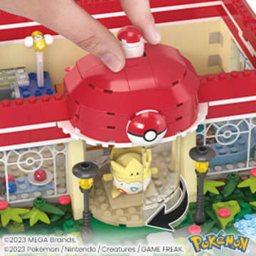 MEGA Pokémon Jogo de Construção Centro na Floresta - Image 4 of 6
