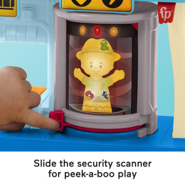 Fisher-Price Little People Everyday Adventures Airport Toddler Playset, Airplane & 3 Play Pieces - Image 4 of 6
