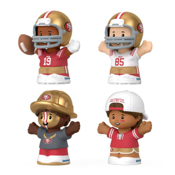 Little People Collector San Francisco 49Ers Special Edition Set For Adults & NFL Fans, 4 Figures