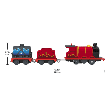 Thomas & Friends Splash Tank James Motorized Toy Train With Cargo