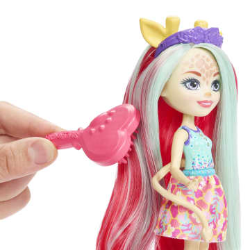 enchantimals-Poupée Chevelure Gala enchanté Avec Figurine Animale