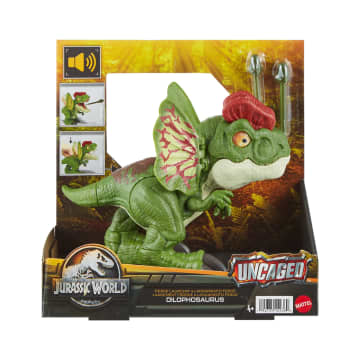 Jurassic World Dinossauro de Brinquedo Uncaged Dilophosaurus - Imagen 6 de 6