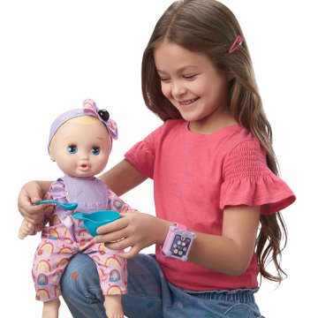 Little Mommy Boneca Wonderwatch Baby Macacão Roxo - Image 2 of 2